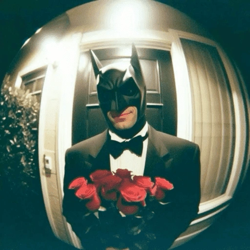 Figurinha: Batman romântico
