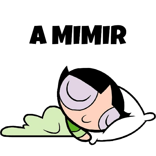 Figurinha: Buttercup Dormindo