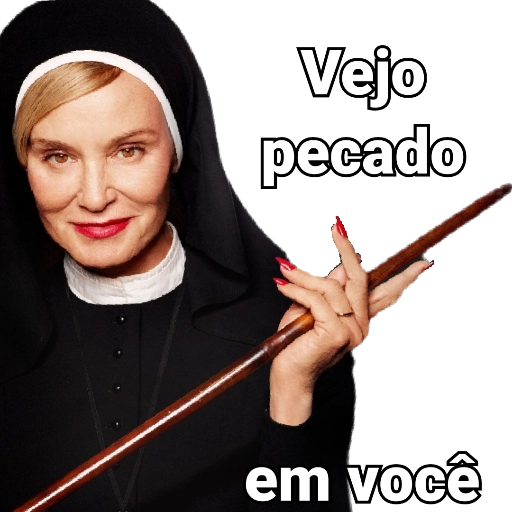 Figurinha: Irmã Jude Vejo Pecado Em Você