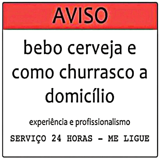 Figurinha: Churrasqueiro 24h