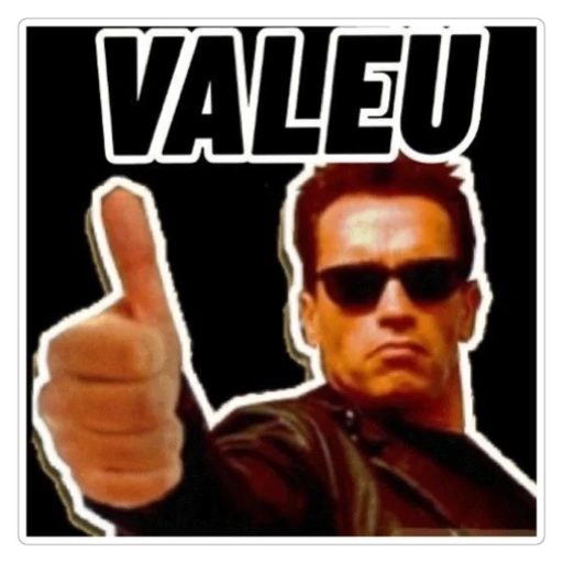 Figurinha: Valeu, Arnold Schwarzenegger