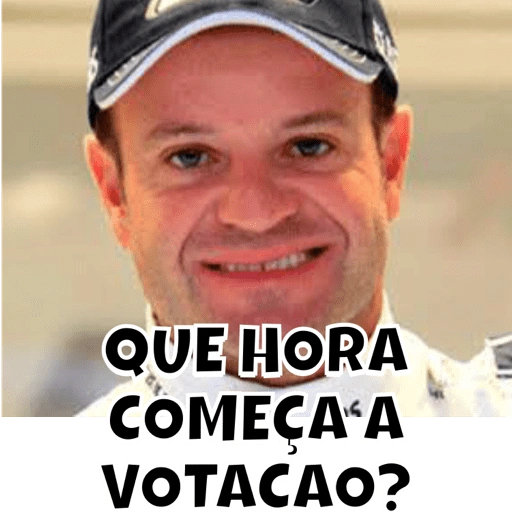 Figurinha: Que Hora Começa A Votação?