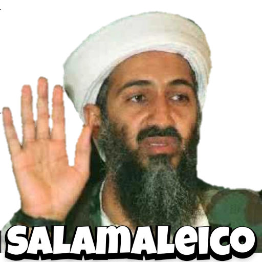 Figurinha: Osama Bin Laden "Salamaleico"