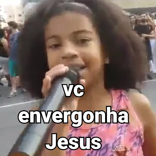 Figurinha: Você envergonha Jesus