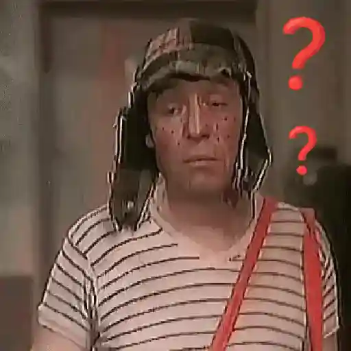 Figurinha: Chaves Confuso