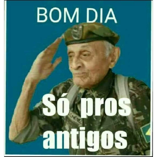 Figurinha: Bom dia, só pros antigos
