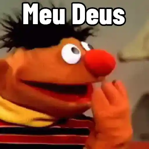 Figurinha: Meu Deus!