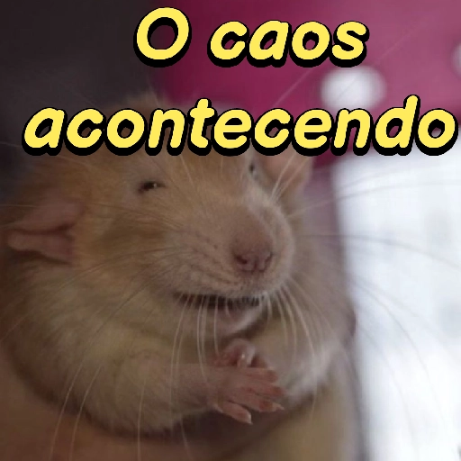 Figurinha: O caos acontecendo