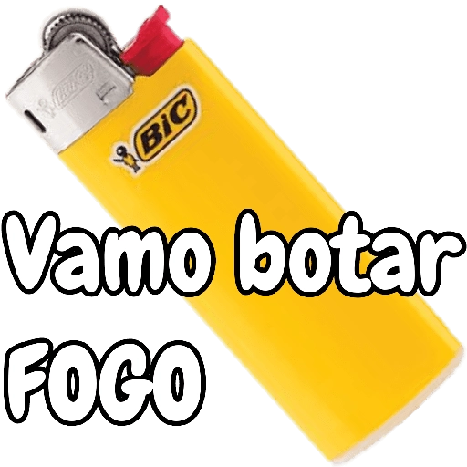 Figurinha: Isqueiro BIC - Vamos botar FOGO