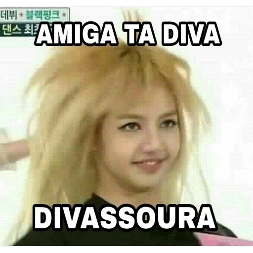 Figurinha: Amiga ta diva divassoura