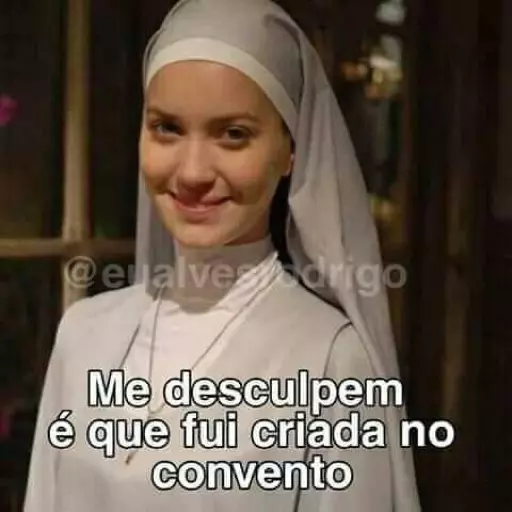 Figurinha: Moça do convento