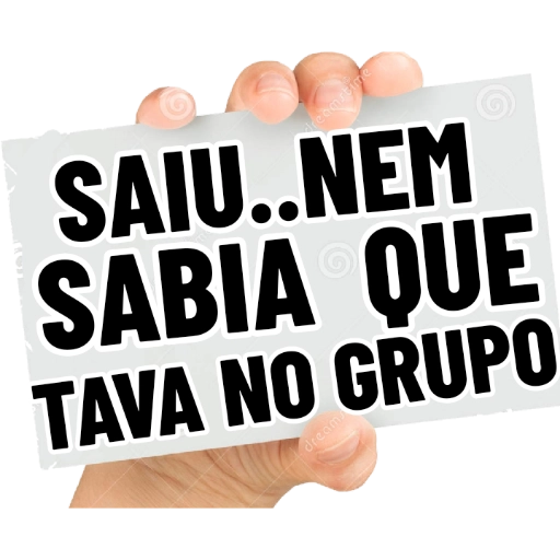 Figurinha: Saiu Nem Sabia Que Tava No Grupo