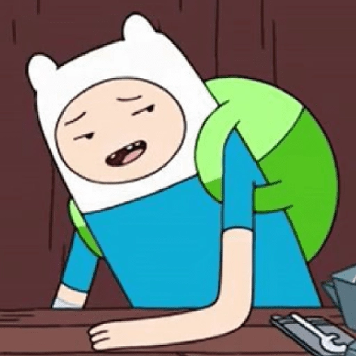 Figurinha: Finn o Humano Cansado