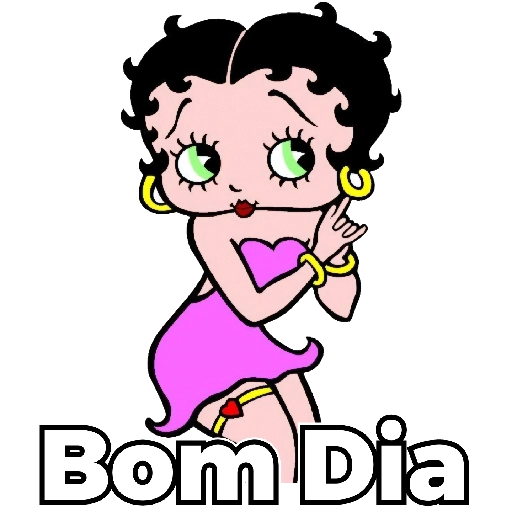 Figurinha: Betty Boop Bom Dia