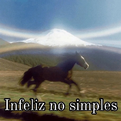 Figurinha: Infeliz no simples