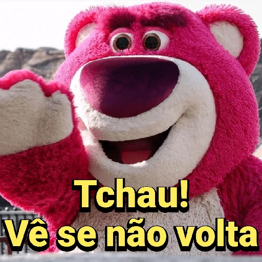 Figurinha: Lotso se despedindo