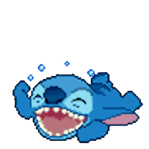 Figurinha: Stitch Feliz