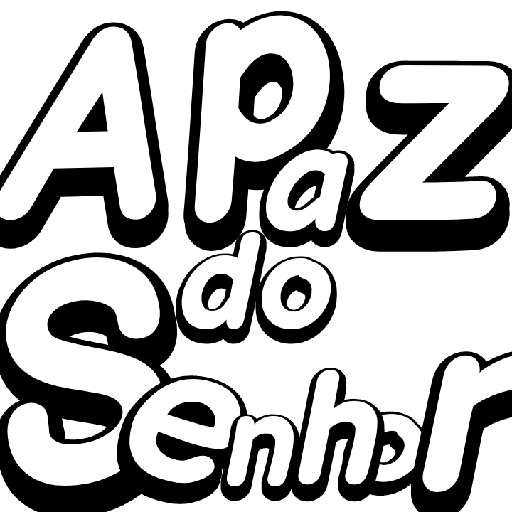 Figurinha: A Paz do Senhor