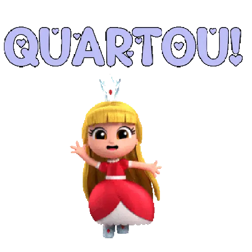 Figurinha: Princesa Quartoou!