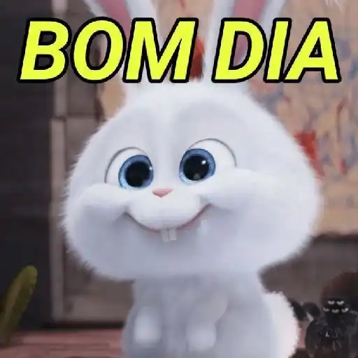 Figurinha: Coelhinho Fofo Diz Bom Dia