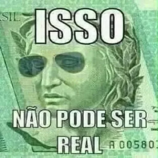 Figurinha: Isso não pode ser real