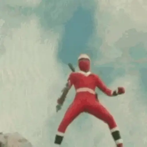 Figurinha: Power Ranger Vermelho