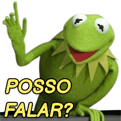 Figurinha: Posso Falar Kermit