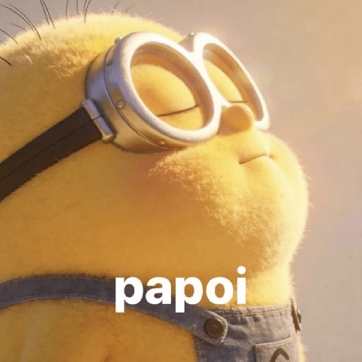 Figurinha: Minion Papoi