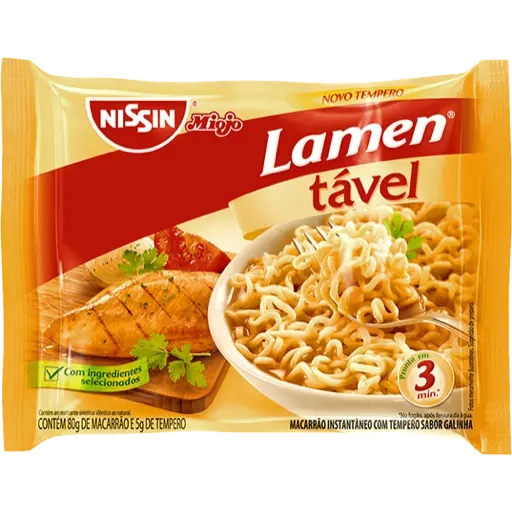 Figurinha: Lamen Nissin Miojo sabor Galinha