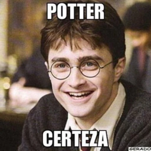 Figurinha: Harry Potter certeza