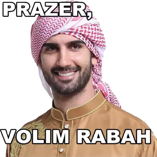 Figurinha: Prazer, Volim Rabah
