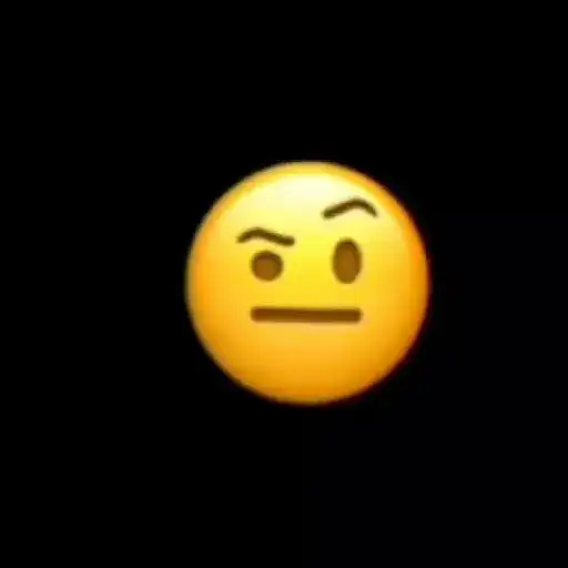 Figurinha: Emoji desconfiado