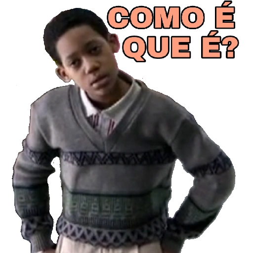 Figurinha: Como é que é?