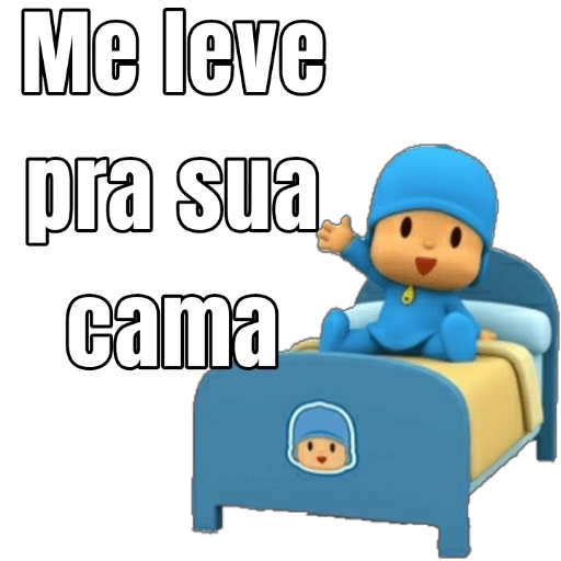 Figurinha: Pocoyo - Me leve pra sua cama