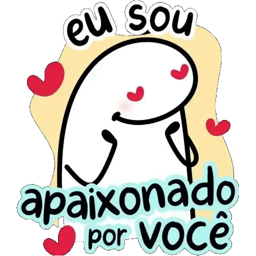 Figurinha: Eu sou apaixonado por você
