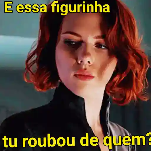 Figurinha: E essa figurinha tu roubou de quem?