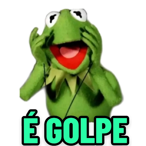 Figurinha: Kermit: É Golpe