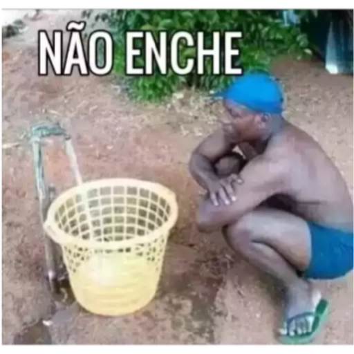 Figurinha: Não Enche