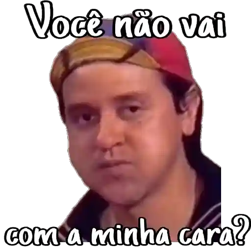 Figurinha: Você não vai com a minha cara?