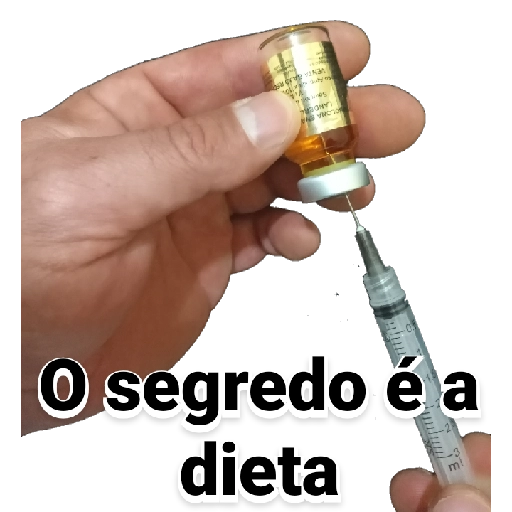 Figurinha: O segredo é a dieta