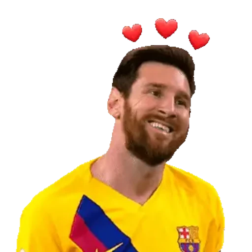 Figurinha: Messi Feliz