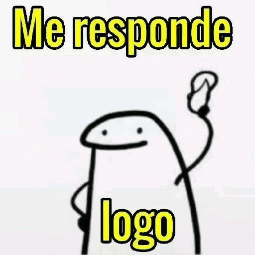 Figurinha: Me responda logo