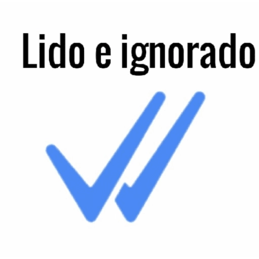 Figurinha: Lido e ignorado
