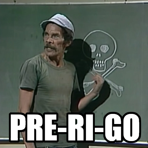 Figurinha: Seu Madruga Perigo