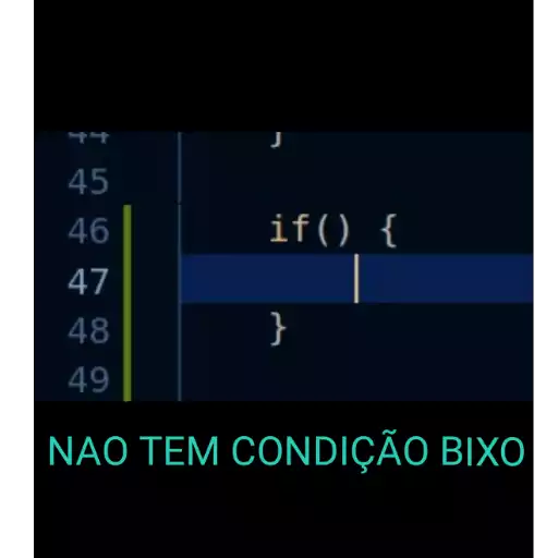 Figurinha: Programador sem condição