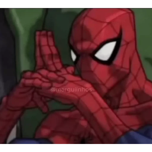 Figurinha: Homem-Aranha meditando