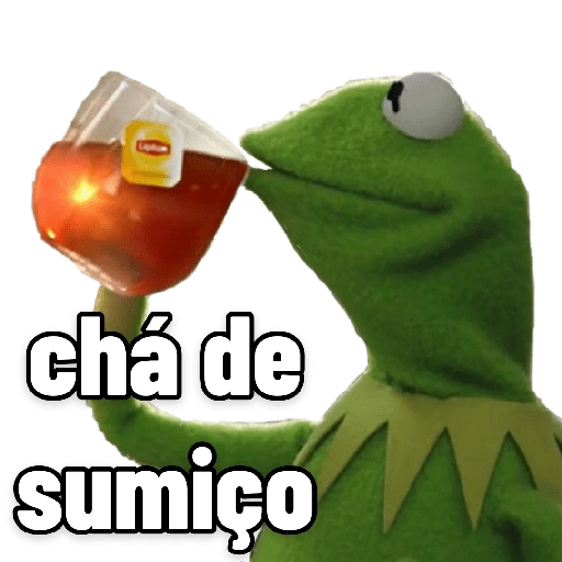 Figurinha: Kermit Chá de Sumiço