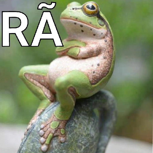 Figurinha: Sapo Rã