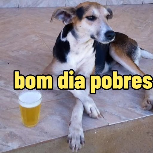 Figurinha: Bom dia pobres