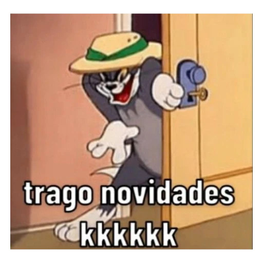 Figurinha: Tom traz novidades kkkkkk